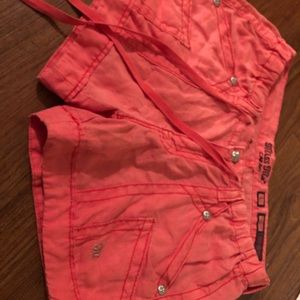 Miss me coral shorts